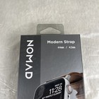 Nomad Rustic Leather Modern Strap For Apple Watch 44 42mm Brown