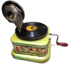 Child s Toy  Phonograph Disc Record Player Germany
