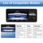 12 3  Ultra Thin Wireless Carplay android Auto For Mercedes Benz Gla Cla Glc