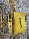 Minolta Weathermatic A- Underwater 110 Camera Tested working Fully Functional