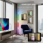 Rgb Led Corner Floor Lamp Ambient Light Colour Changing Living Room Lighting New