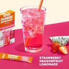 Dunkin    Refreshers Singles To Go  Powdered Drink Mix Packets  Strawberry Dragon