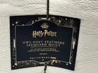 Pottery     barn Teen Harry Potter Hedwig Post Feathers Jacquard Full Queen Quilt