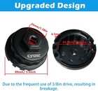Oil Filter For Toyota Lexus  Heavy Duty Oil Filter Cap Remove Tool Wrench