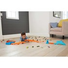 Hot Wheels Toy Car Track Set  Deluxe Building Box With Large  Multicolor
