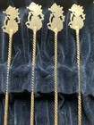 Vintage Indonesian 800 Silver 7     Spoon Set Of 6 Scrap Or Use 74 Grams 