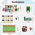 Minecraft Birthday Party Decoration Balloon Garland Cake Topper Set Japan