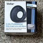Lot Of Vivitar Lenses  Filters  Flash Canon Caps   Strap Camera Case