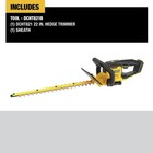 Dewalt Dcht821br 20v Max 22 In  Hedge Trimmer  tool Only  Certified Refurbished