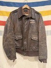Original Wwii Us Army Air Force A-2 Paint Art Work Bomber Flight Jacket  Size 40