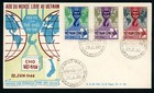 South Vietnam 1966 Fdc 8 Different Help Given By The Free World 278-280  l1117 