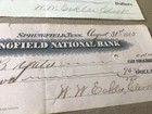 2-springfield National Bank Springfield  Tenn  1885   1898 Cancelled Checks