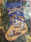 Dimensions Sweet Nativity 16    Stocking Christmas Needlepoint Kit  9104 Vtg 1996
