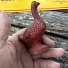 Vintage Red Goose Shoes Advertising Sign   Cast Iron Bank Advertising Lot
