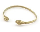 Snake Adjustable Bracelet Raw Brass  64mm Inner Size - Adjustable   Oz3159
