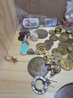 Junk Drawer Lot Jewelry And Coins