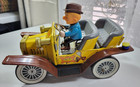 Vtg 1961 Hubley Mr  Magoo Battery Op Tin Litho No Canopy Very Clean Non Working 