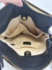 Margot New York Crossbody Bag Black Leather Adjustable Strap Multi Pocket