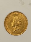 1854 Type 2  1 Gold Coin Ngs Ms64 Certified - United States Indian Princess Head