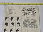 Acid Bath Manifest Destiny Punk Rock Concert Flyer Vtg Hardcore Metal Poster