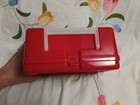 Vintage Red Jp Jurassic Park Plastic Lunch Box W Thermos Dinosaur
