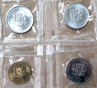 2000-02 Somalia 4 Coin Unc Set  5  10  50   100 Shillings  Sealed In Plastic
