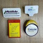 Vtg Pharmaceutical Drug Rep Ad Promo Lot Pens Clips Fanny Pack Exelon Floxin