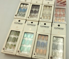 Kiss Impress Press-on Nails Manicure Assorted Styles  All Short  Lot Of 8