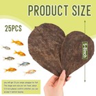 100 Pcs Indian Almond Leaves For Aquariums 5-8 Inches