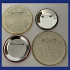 Vtg Magician magic Pins Pinbacks - Set Of 4 - Rabbit card Tricks    j550 