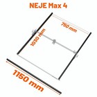 1150mm Aluminum Profile Rail For Neje Max 4   Neje 3 Max V2 Laser Engraver Us