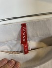 Spanx White Ankle Leggings S p Cotton Blend Stretch Elastic Waist Women