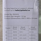 Plateful Food Warming Mat - Royal - Electric Heating Tray Pad Warmer Nib