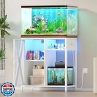 Yitahome Fish Tank Stand With Power Outlets And Led Light  20-29 Gallon Metal