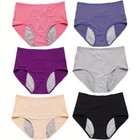6pc Women Leakproof Underwear Incontinence Protective Discreet Leak Proof Pants