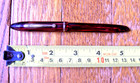 Vintage Shaeffer s Balance 350 Fountain Pen  3 Nib Carmine Stripe Cellulite