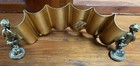 Vintage 24k Gold Plated Lipstick Holder Stand Caddy W  Cherubs Vanity Display
