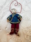 Antique Asian Doll Mini Cloth 2 25 h Adorable Hand Made Well Crafted