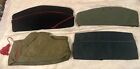 Vintage Military Usa Foreign Hat Men s Army Flight Cap Mixed Lot Of 4
