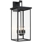 1 Pack 30   Outdoor Wall Light Modern Black W Glass Shade Sconces Porch Fixture