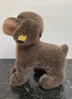 Vintage Steiff Rattler Brown Mohair Plush Button Ear Tag  4020 20 Germany