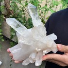 3 2lb Natural Clear White Quartz Crystal Cluster Point Specimen Mineral  Healing