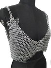 Medieval Chainmail Top Aluminium Butted 10mm Ring Handmade Fantasy Bra Costume
