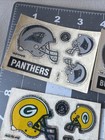 Vintage 1990 s Nfl Holographic Sticker Team Helmet Cards Lot 10