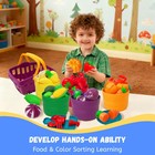 Play Food Set For Kids  Cutting Food Toy For Kids  Learning Toy Color Sorting   