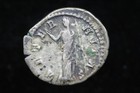 Roman Coin Faustina Senior Ar Denarius Juno With Scepter Rome Mint After 147 Ad 