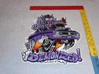 Vintage Dodge Demon Sports Car Monster Mopar 12  Metal Devil  Gasoline Oil Sign 
