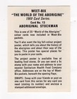 Weet-bix Australia - Aborigine  13 Aboriginal Stockmen