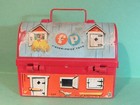 Vintage Fisher Price Lunch Box Pail 1962  549