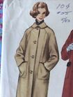 Vintage 1960 Womens Coat Mccalls Pattern Size 18  3